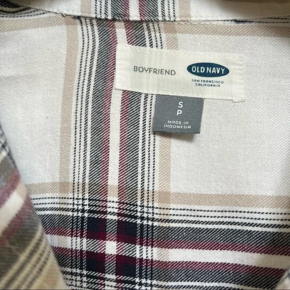 OLD NAVY‎ BOYFRIEND BUTTON DOWN LONG SLEEVE TUNIC WOMEN’S SHIRT SIZE S - Picture 11 of 15